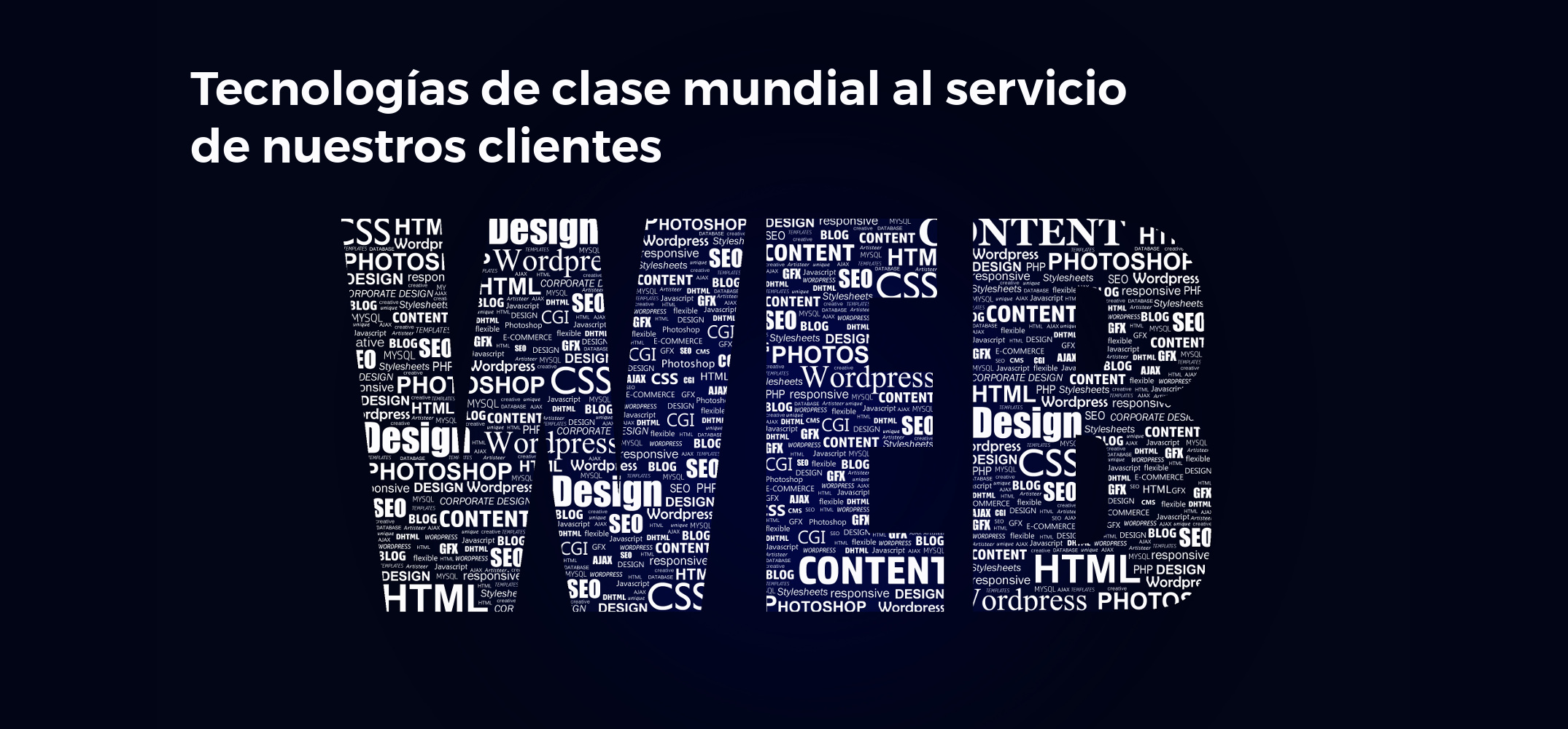 Tecnologías de clase mundial al servicio de nuestros clientes